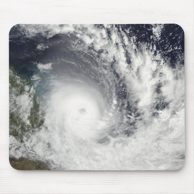 Tropical Cyclone Hamish over Australia Mouse Pad (Front)