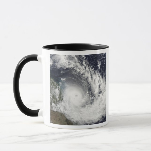 Tropical Cyclone Hamish over Australia Mug (Left)