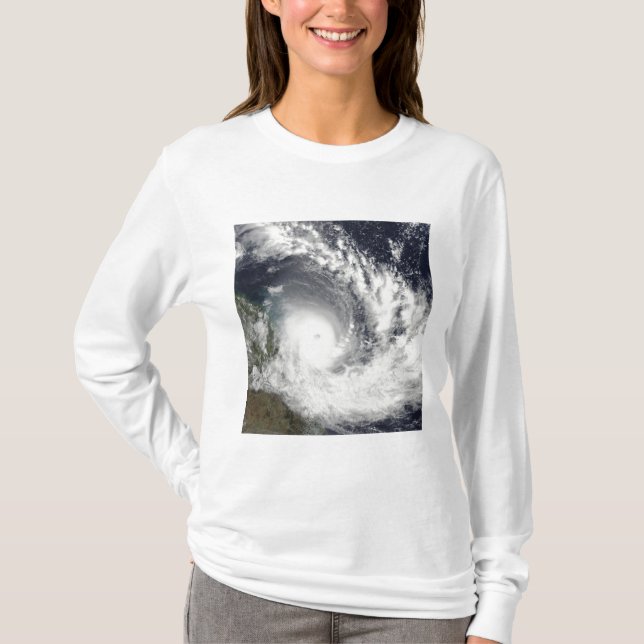 Tropical Cyclone Hamish over Australia T-Shirt (Front)