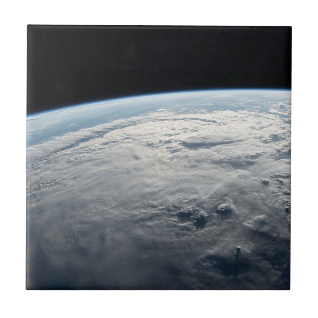 Tropical Cyclone Idai Above The Coast Of Africa. Ceramic Tile (Front)