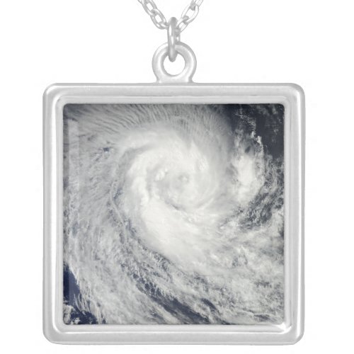 Tropical Cyclone Imani Silver Plated Necklace