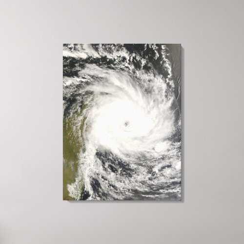 Tropical Cyclone Ivan over Madagascar Canvas Print