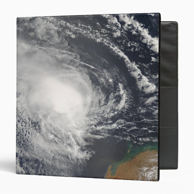 Tropical Cyclone Jacob approaching Australia 3 Ring Binder (Front/Inside)