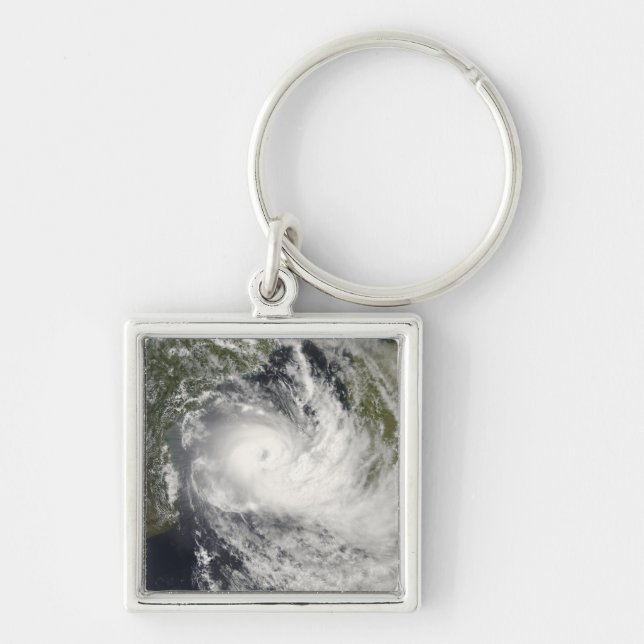 Tropical Cyclone Jokwe in the Mozambique Channe Keychain (Front)