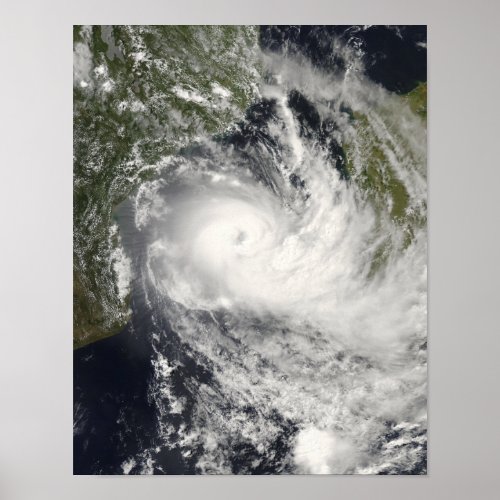 Tropical Cyclone Jokwe in the Mozambique Channe Poster