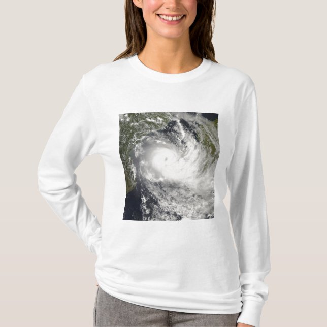 Tropical Cyclone Jokwe in the Mozambique Channe T-Shirt (Front)