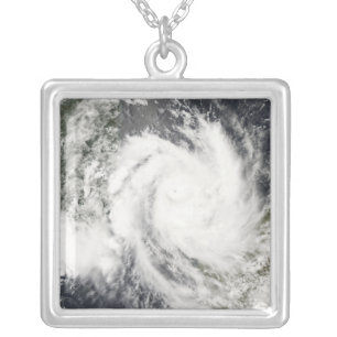 Tropical Cyclone Jokwe Silver Plated Necklace
