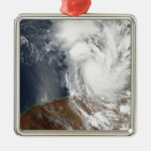 Tropical Cyclone Laurence Metal Ornament