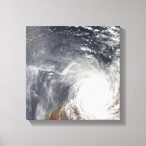 Tropical Cyclone Laurence over Western Australi Canvas Print