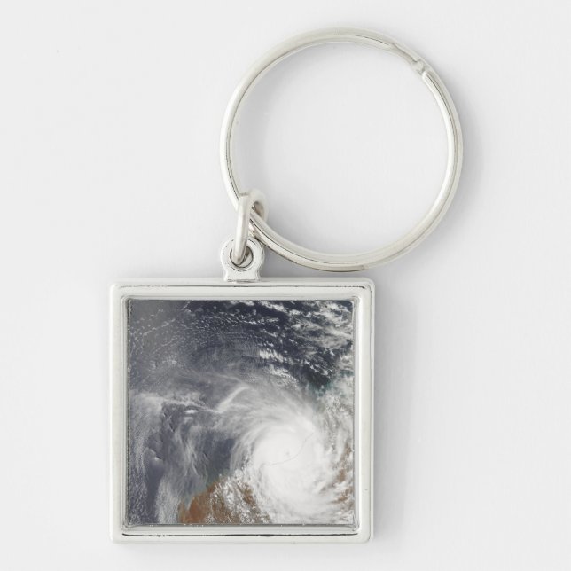 Tropical Cyclone Laurence over Western Australi Keychain (Front)