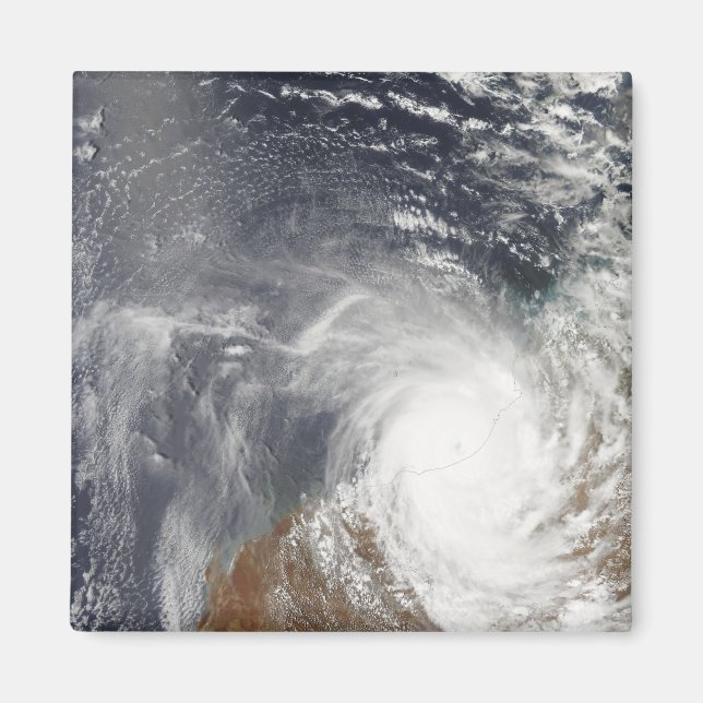 Tropical Cyclone Laurence over Western Australi Magnet (Front)