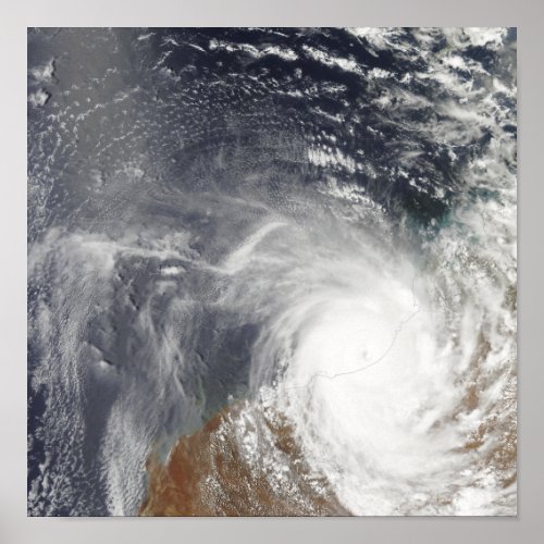 Tropical Cyclone Laurence over Western Australi Poster
