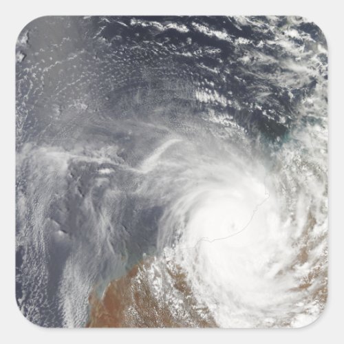 Tropical Cyclone Laurence over Western Australi Square Sticker