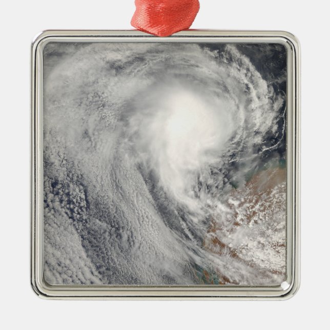 Tropical Cyclone Melanie off Australia Metal Ornament (Front)