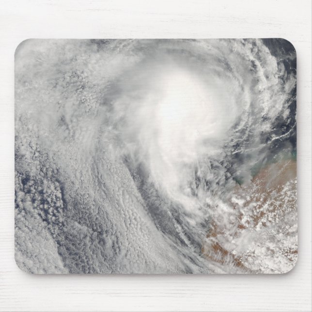 Tropical Cyclone Melanie off Australia Mouse Pad (Front)