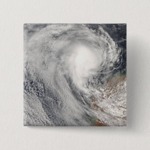 Tropical Cyclone Melanie off Australia Pinback Button