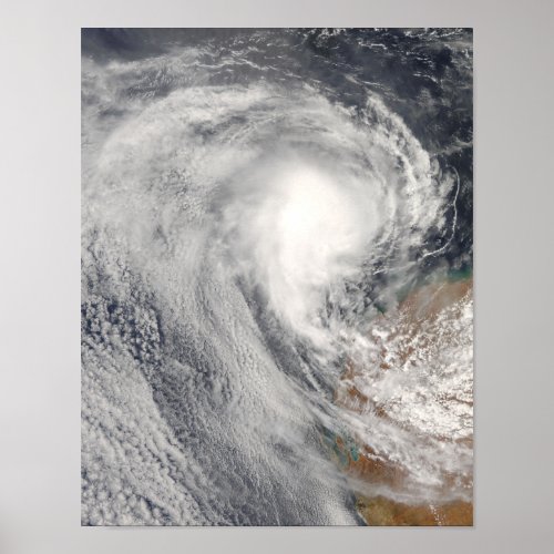 Tropical Cyclone Melanie off Australia Poster