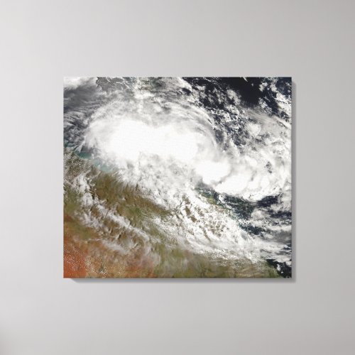 Tropical Cyclone Olga over northeast Australia Canvas Print