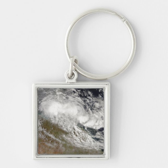 Tropical Cyclone Olga over northeast Australia Keychain (Front)