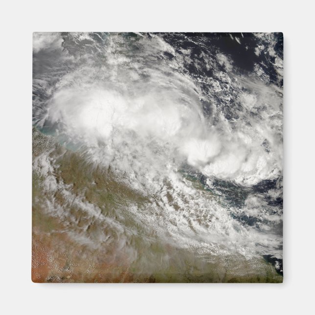 Tropical Cyclone Olga over northeast Australia Magnet (Front)