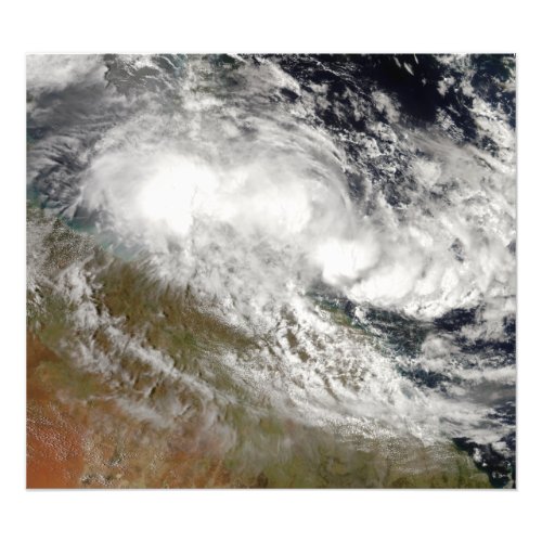 Tropical Cyclone Olga over northeast Australia Photo Print