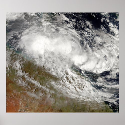 Tropical Cyclone Olga over northeast Australia Poster