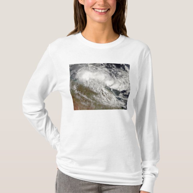 Tropical Cyclone Olga over northeast Australia T-Shirt (Front)