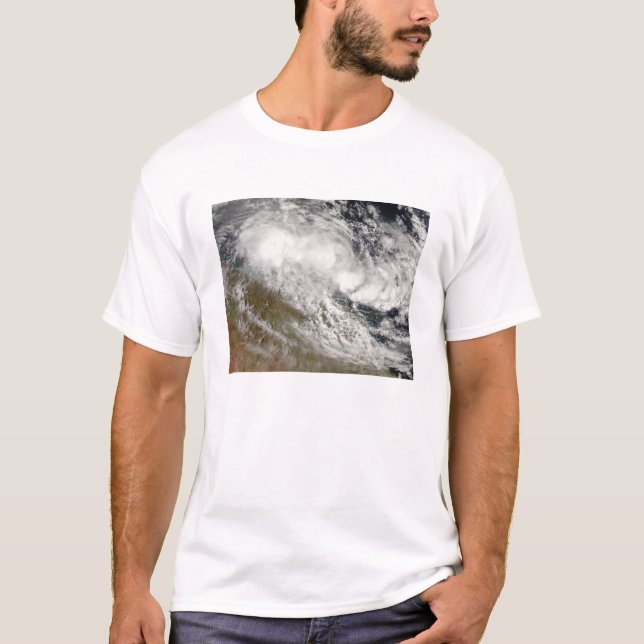 Tropical Cyclone Olga over northeast Australia T-Shirt (Front)