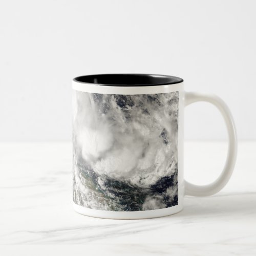 Tropical Cyclone Olga over northeast Australia Two_Tone Coffee Mug