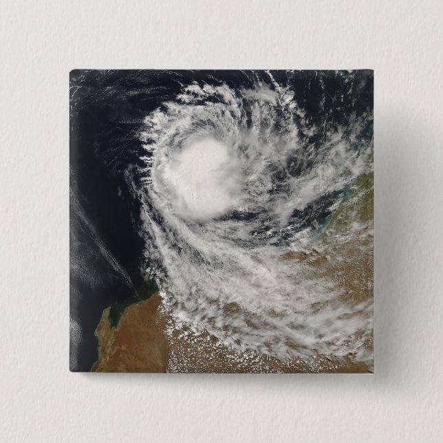 Tropical Cyclone Ophelia off Australia Button (Front)