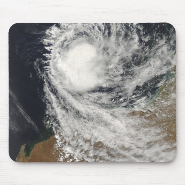 Tropical Cyclone Ophelia off Australia Mouse Pad (Front)