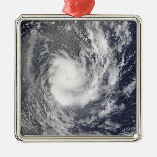 Tropical Cyclone Pat Metal Ornament (Front)