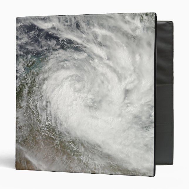 Tropical Cyclone Paul over Australia 2 3 Ring Binder (Front/Inside)