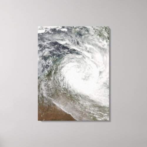 Tropical Cyclone Paul over Australia 2 Canvas Print