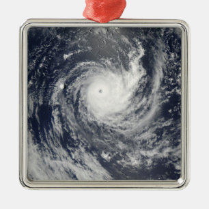 Tropical Cyclone Wilma Metal Ornament