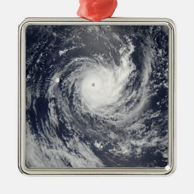 Tropical Cyclone Wilma Metal Ornament (Front)