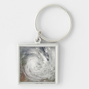 Tropical Cyclone Yasi over Australia 2 Keychain