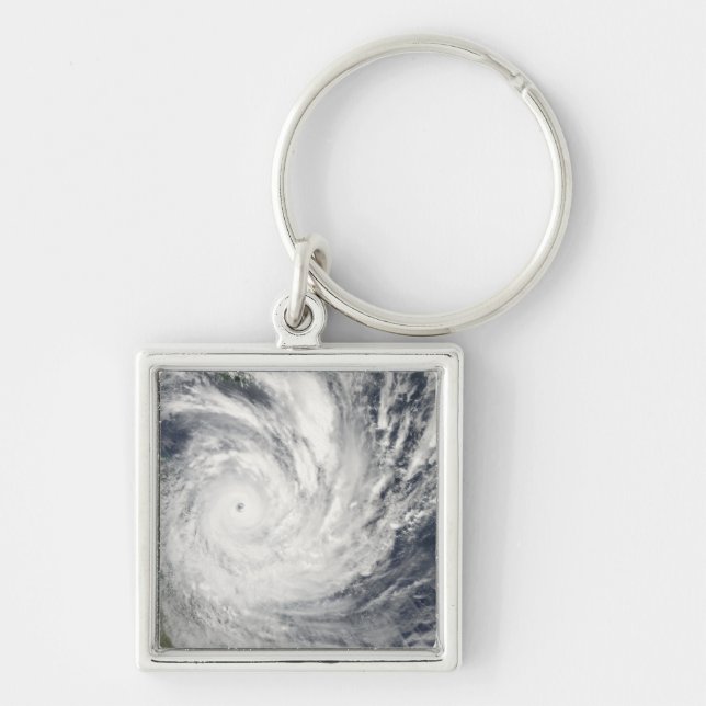 Tropical Cyclone Yasi over Australia Keychain (Front)