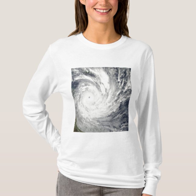 Tropical Cyclone Yasi over Australia T-Shirt (Front)