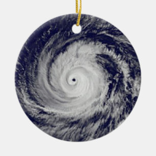 Tropical Cyclones Ceramic Ornament