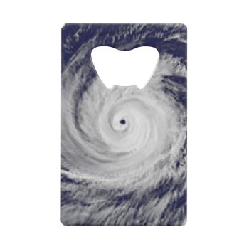 Tropical Cyclones Credit Card Bottle Opener by GigaPacket at Zazzle