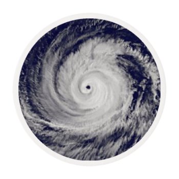 Tropical Cyclones Edible Frosting Rounds by GigaPacket at Zazzle