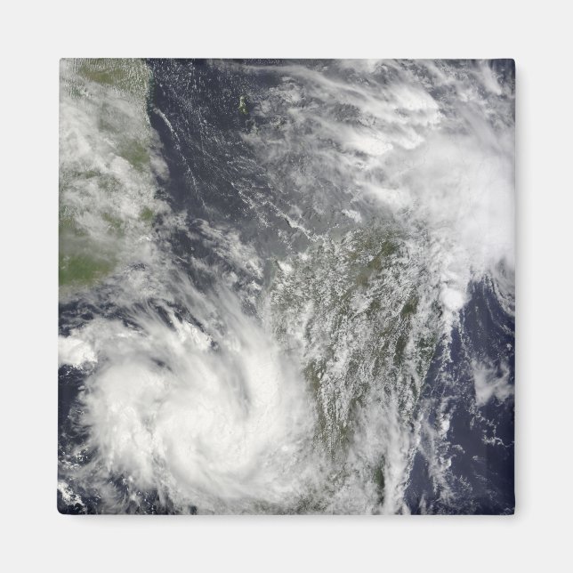 Tropical Cyclones Eric and Fanele Magnet (Front)