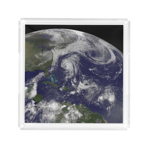 Tropical Cyclones Katia Lee Maria And Nate Acrylic Tray