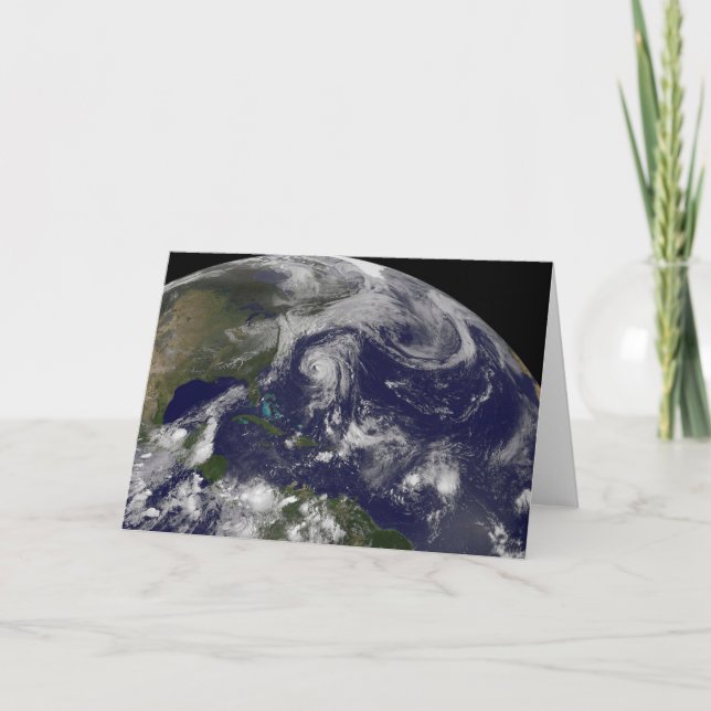 Tropical Cyclones Katia, Lee, Maria And Nate. Card (Front)