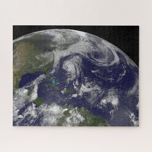 Tropical Cyclones Katia Lee Maria And Nate Jigsaw Puzzle