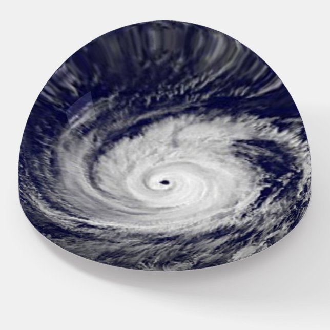 Tropical Cyclones Paperweight (Angled)