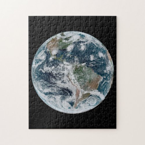 Tropical Cyclones _ Space View Western Hemisphere Jigsaw Puzzle