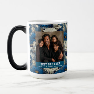 Tropical Daisy First Time Dad Photo Iced Coffee Color Morph Mug