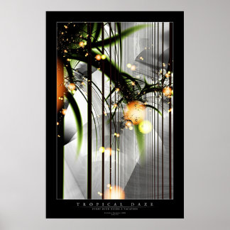 Tropical Daze Poster